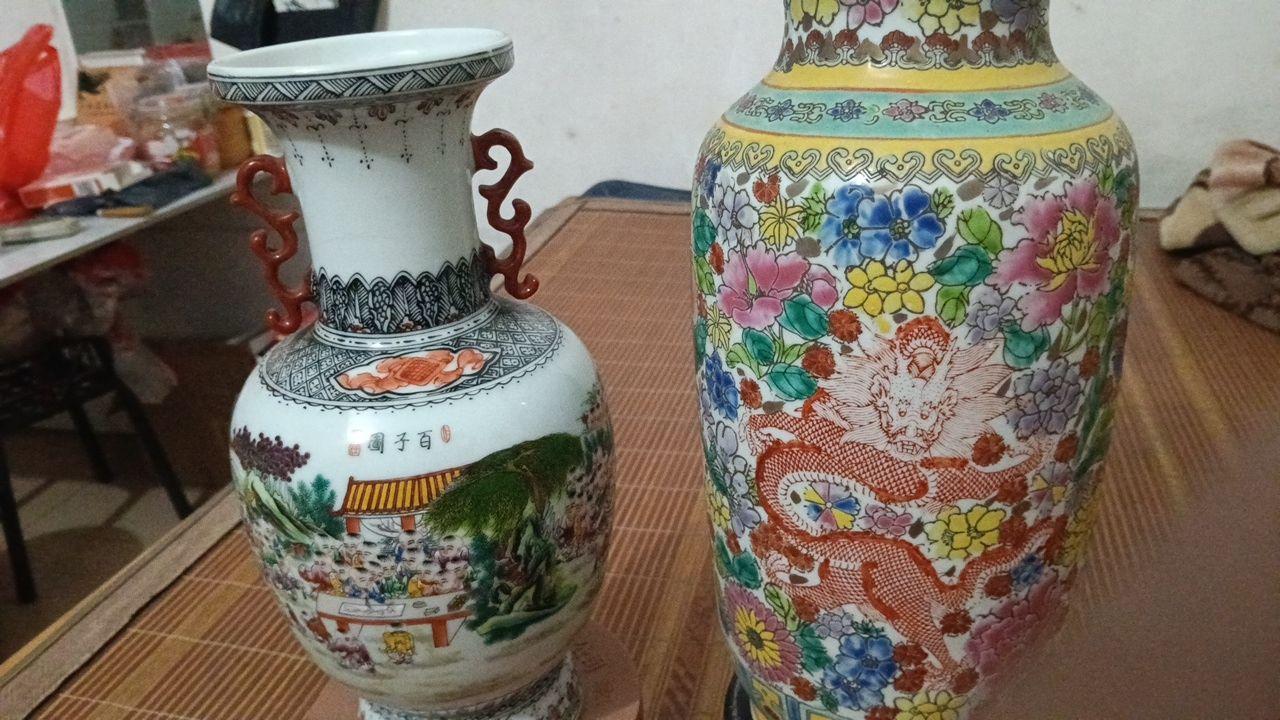 广彩花瓶