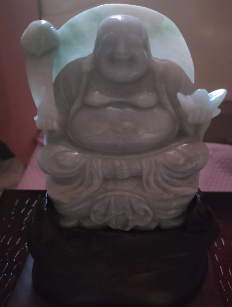翡翠弥勒佛像