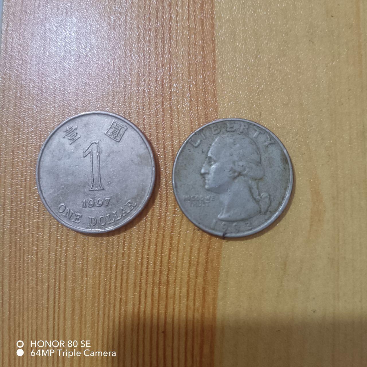 《两枚极具地缘代表性的现代流通机制硬币组合》
