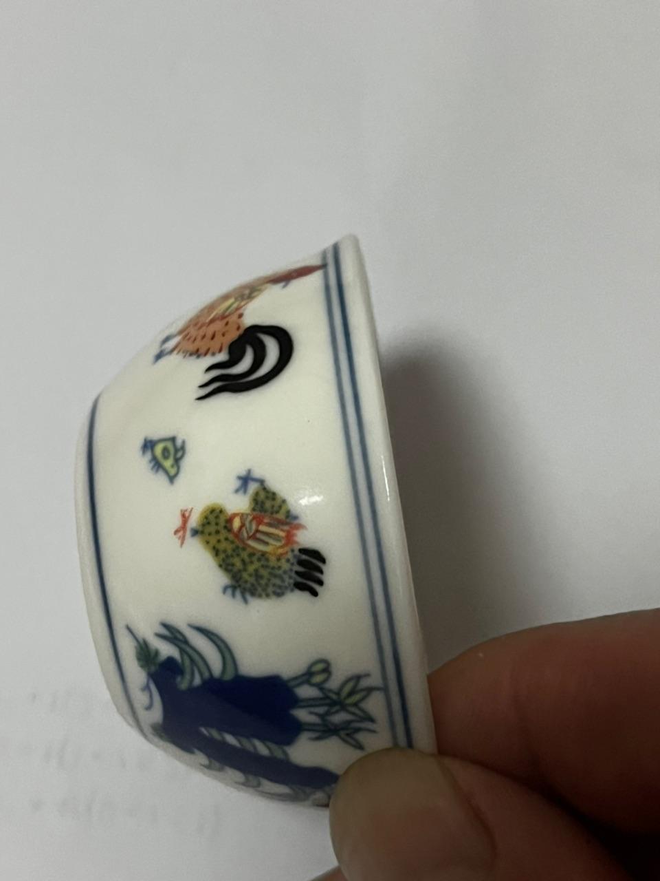 斗彩鸡缸杯