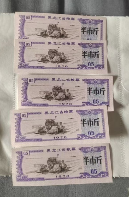 1979年黑龙江省半市斤地方通用粮票