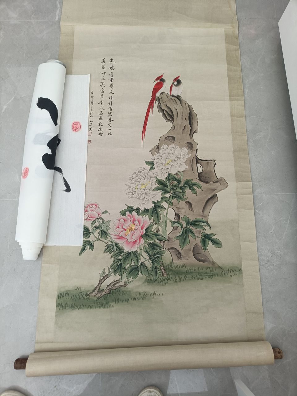 花鸟轴