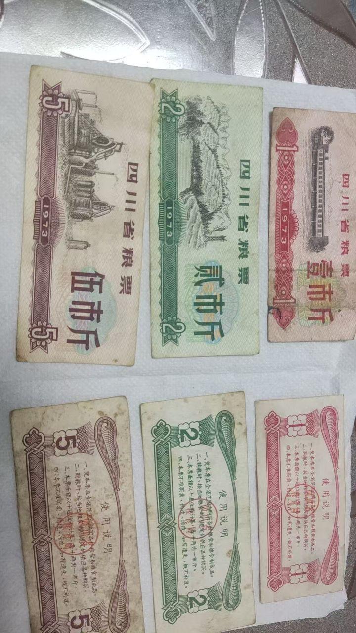 1973年四川省粮票