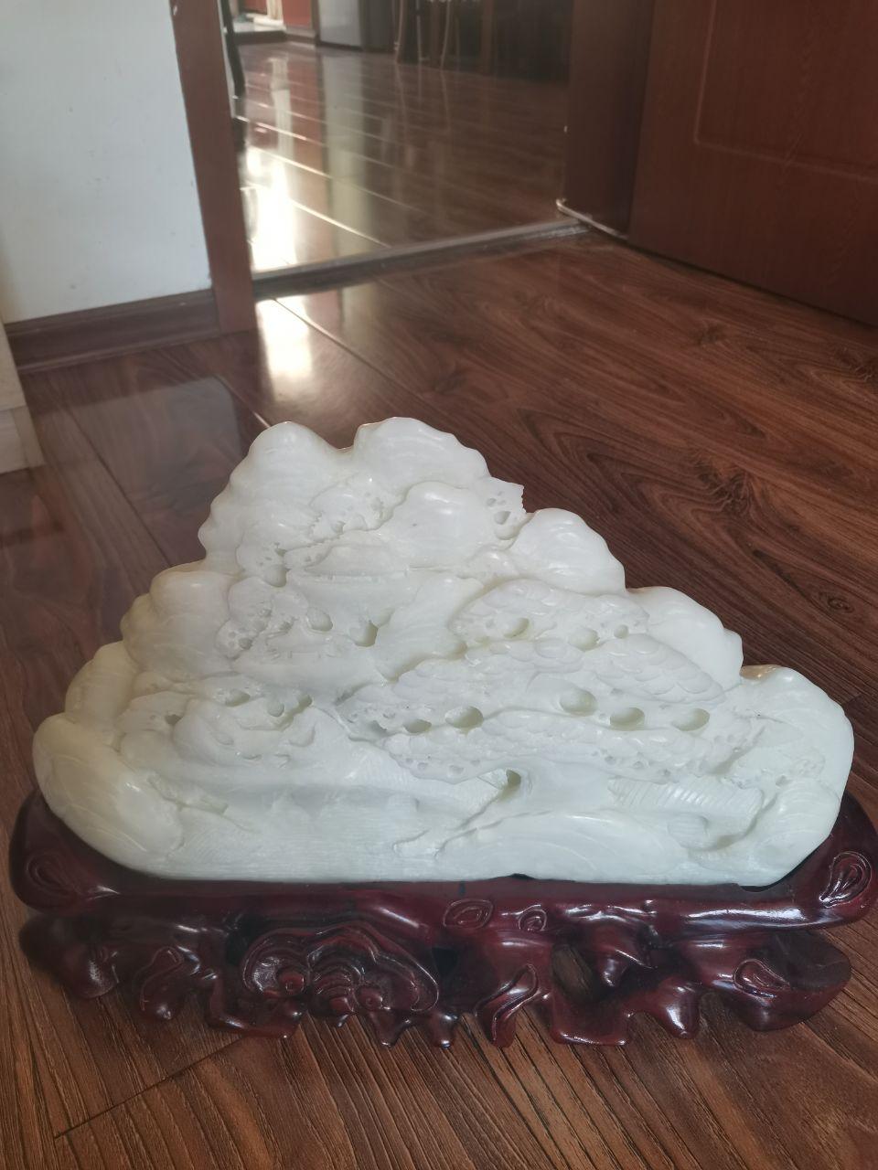 玉雕山子摆件