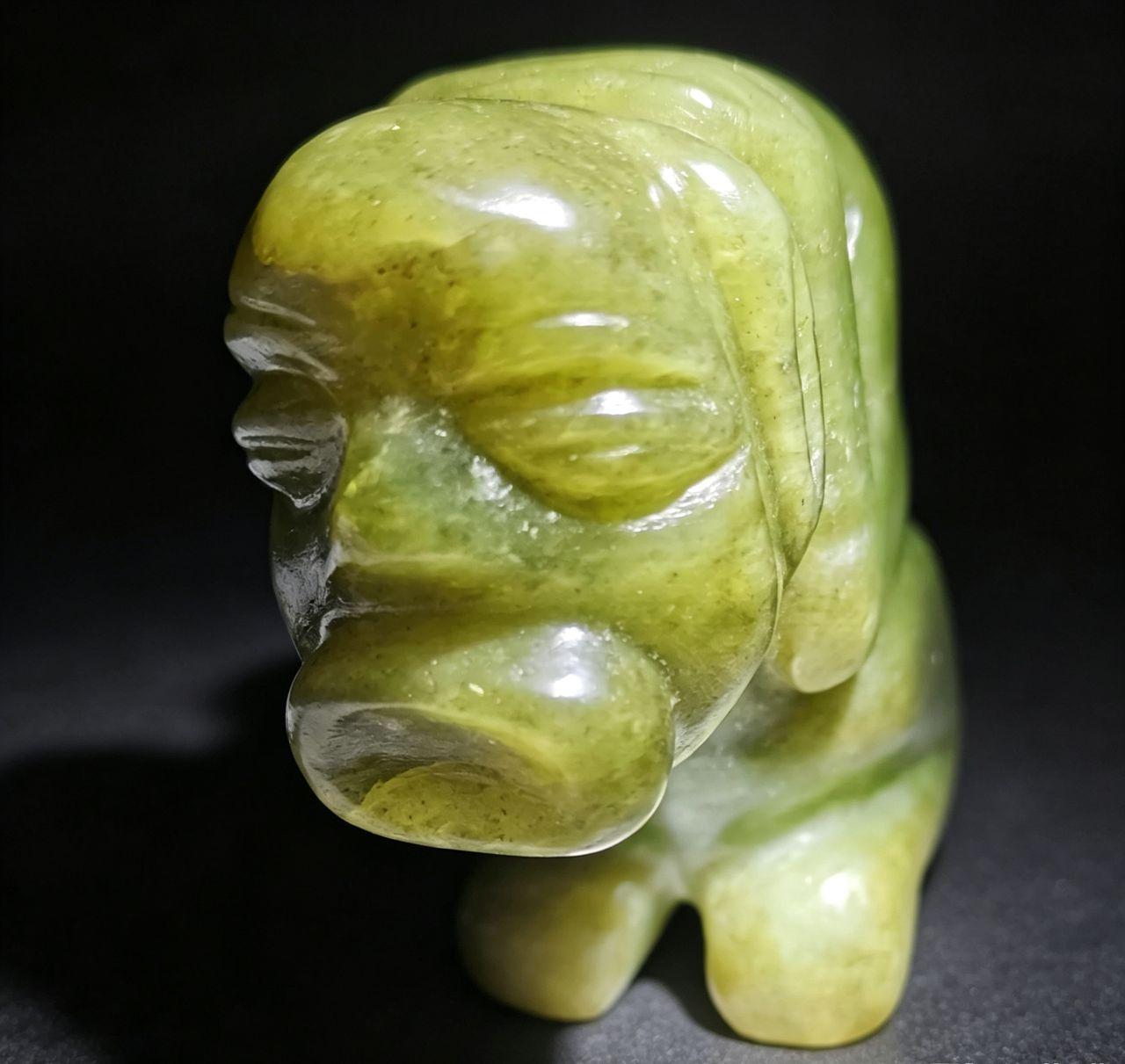 文化期河磨玉贵人像