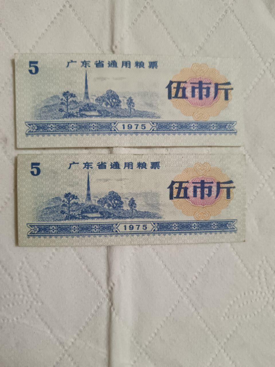 1975年广东省通用粮票