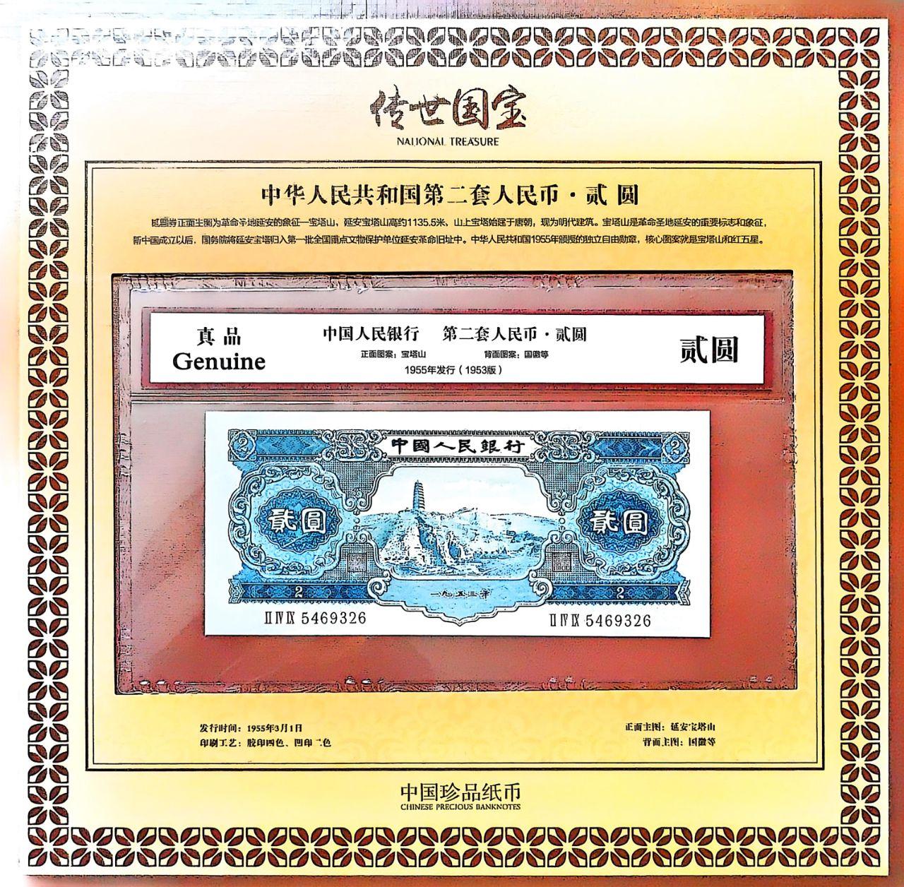 传世国宝·第二套人民币全套