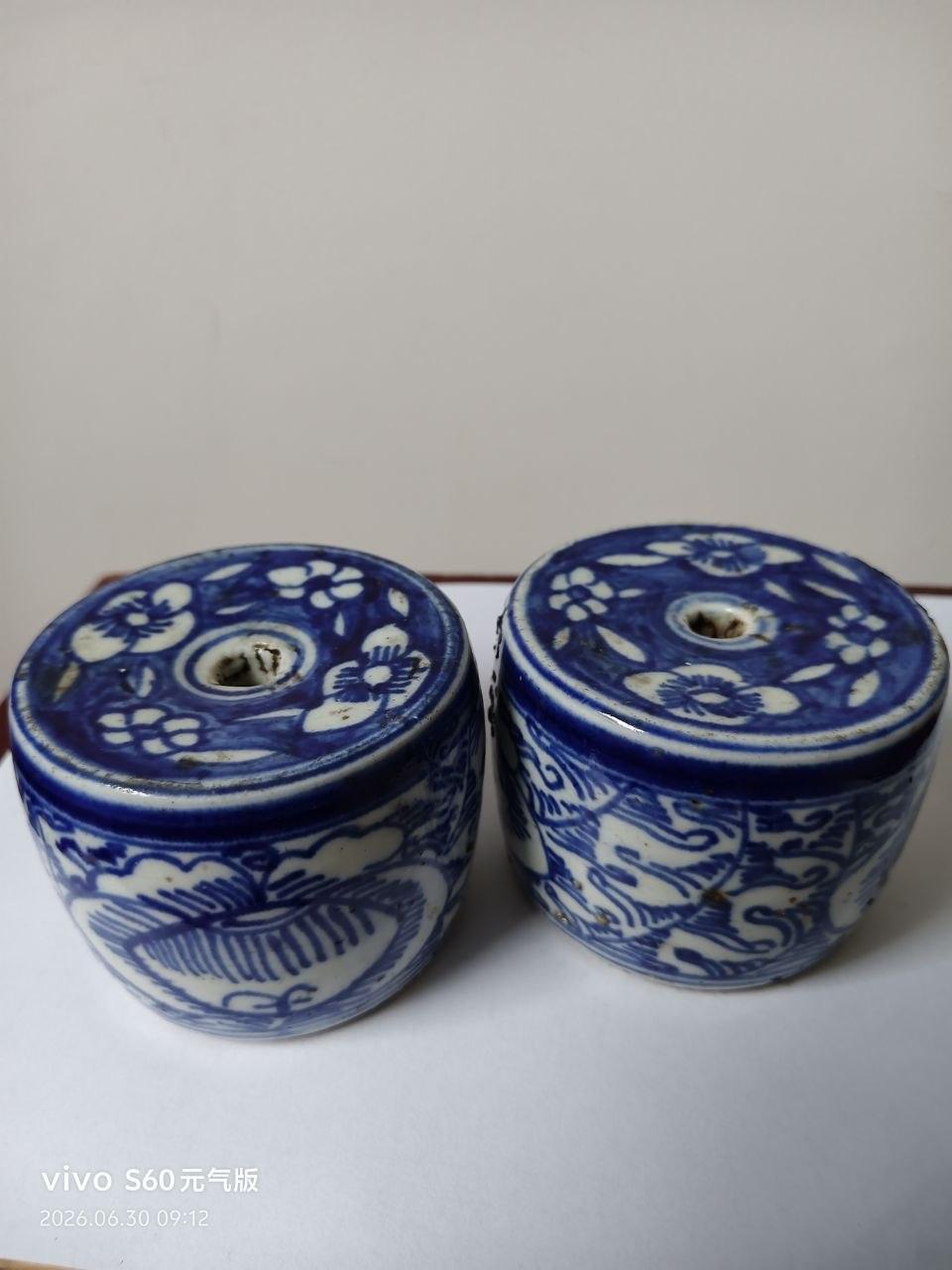 青花瓷鼓