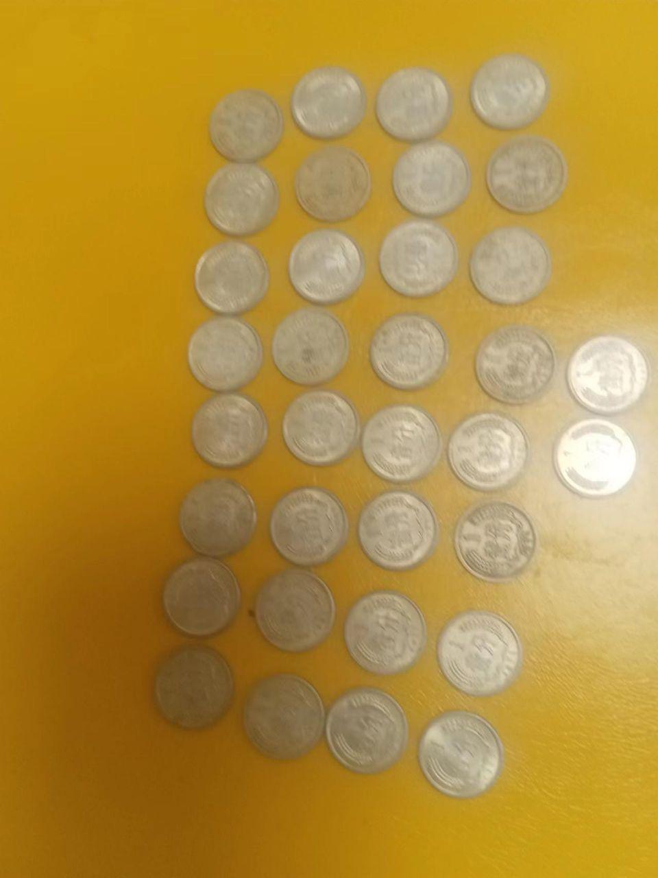 中华人民共和国第二套流通硬币中的“5分”铝藏品名称：分币